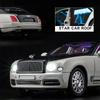 1:24 Bentley Mulsanne Modellauto aus Metallguss, Sammlerstück, Fahrzeugsimulation mit Sound und Licht, Spielzeugauto aus Metall, Geschenk für Kinder, A586