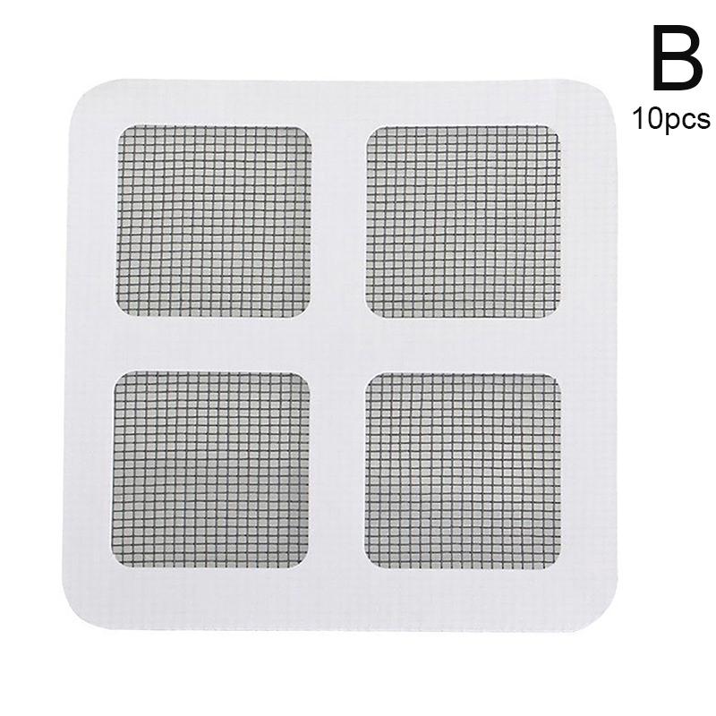 

1/10 шт. антимоскитная сетка для оконного экрана, сетка, клейкая сетка от комаров, насекомых, летающих насекомых, занавески для кухонного окна, протектор as the picture