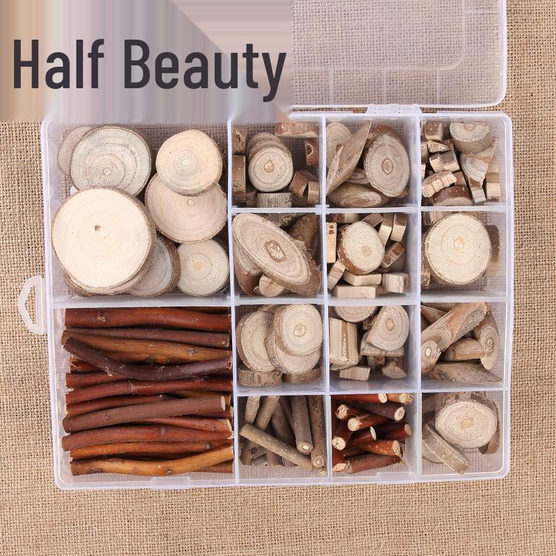 Wood Chips & Tree Slices DIY Craft Kit for Kids