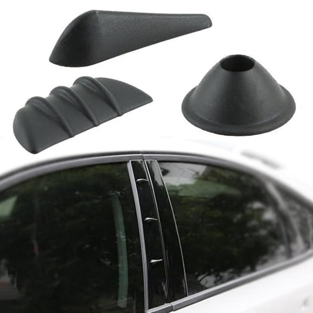 Wind Noise Prevention, Wind Noise Reduction, Wind Noise Reducing Fin Set, For Cars, Exterior, Interior, Wind, Doors, Rear