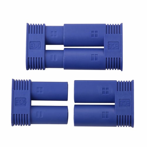 GTIWUNG 10 Pairs EC5 Banana Plug Bullet Connectors, Female and Male, Gold-Plated 5mm Terminals, Nylon Plastic Case, Male and Female Bullet Connectors