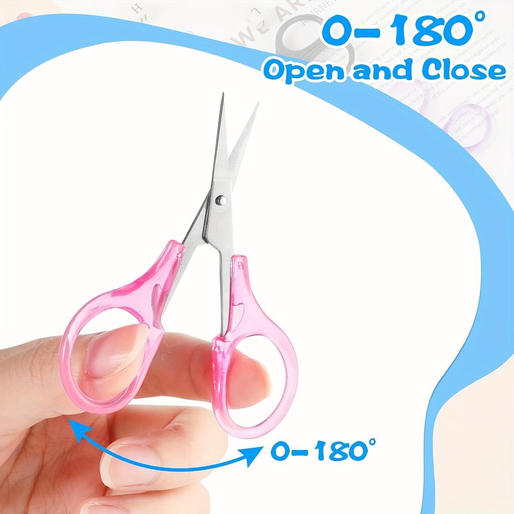 4pcs Mini Embroidery Scissors With Protective Covers Stainless Sewing Shears In Cutting Of Threads And Fabrics Sewing Supplies