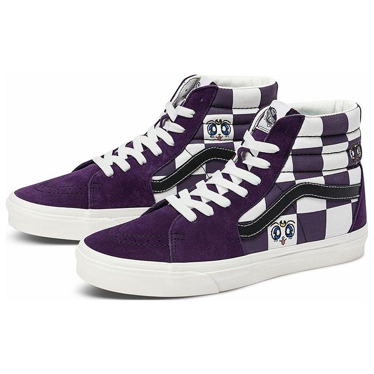 Vans Sk8-Hi Pretty Guardian Sailor Moon Unisex Purple White Black VN0A7Q5NUUS