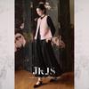 JK&JS 'Memory Peach Blossom' Jacquard New Chinese Style Vest