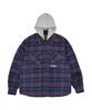 Ialeseuko Check Hoodie_Purple