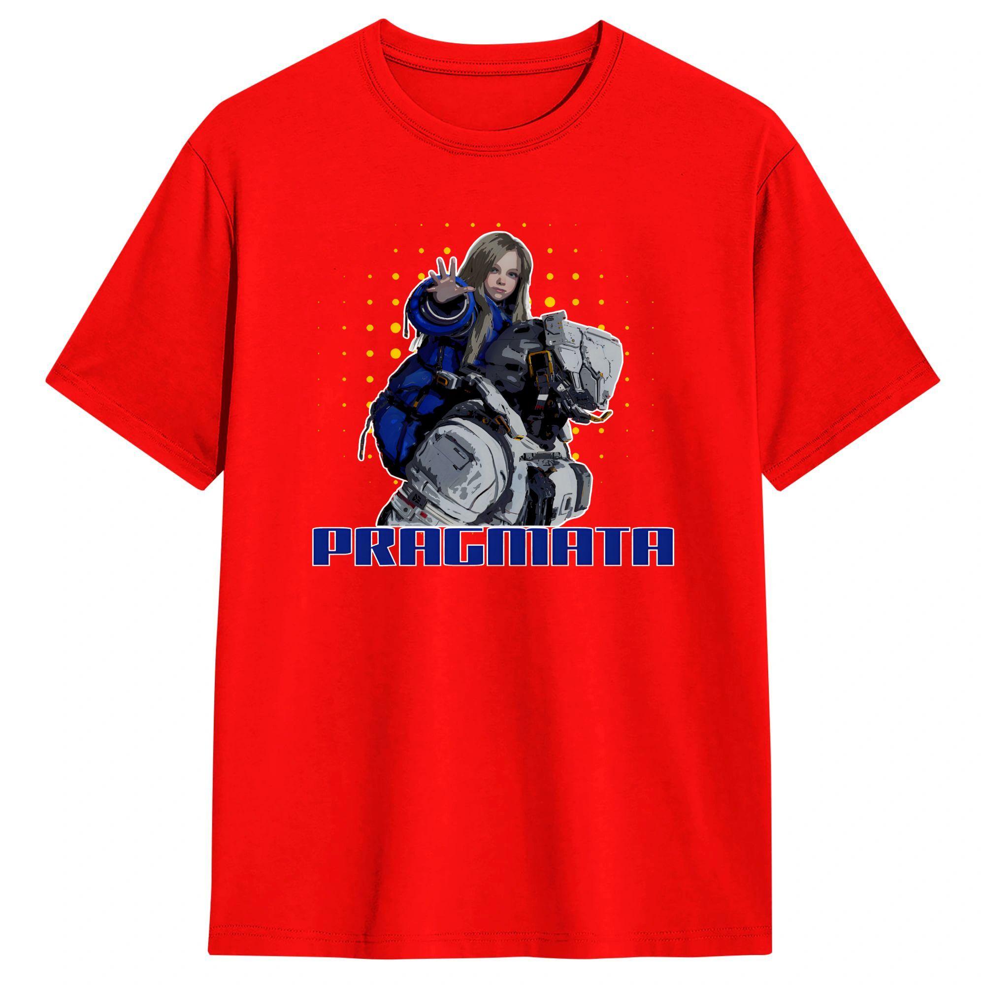 Pragmata Diana Anime Cotton T Shirt For Unisex Summer  Street Style TShirts Fashion Tee Shirt Big Size Custom DIY Tops S