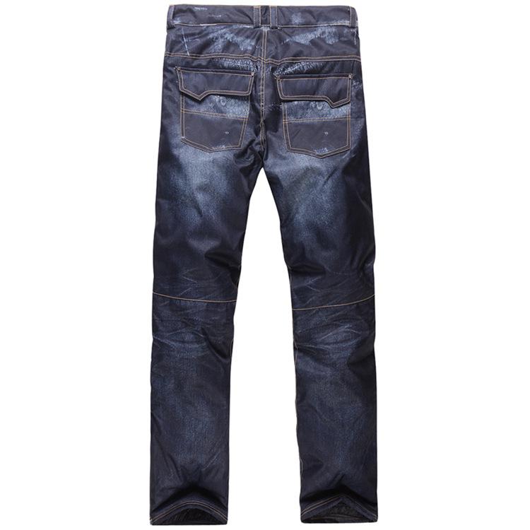 Men's Winter Thickened Denim Ski & Snowboard Pants