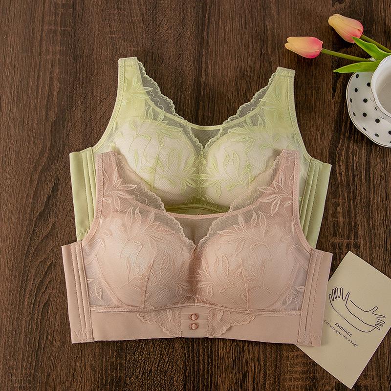 Large cover CD cup, thin collection, no steel ring, no magnetic adjustable vest type, closed breast bra, anti-light