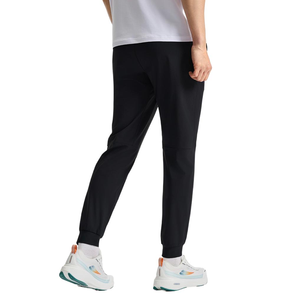 FILA A.P. Classic Trendy Casual Solid Color Knitted Sports Pants Men Bottoms Deep-Black A11M521617ABK