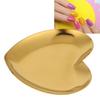 Hrt Shaped Nail Art   Stainless Steel   Makeup Painting Color Mixing Tray