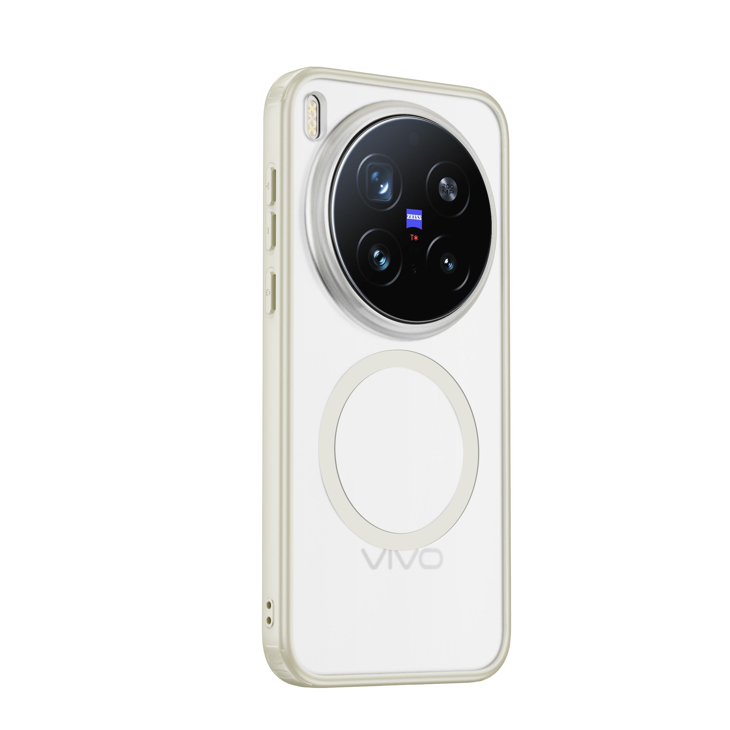 

For Vivo X300 X300 Pro Case Magnetic Translucent Matte Hard PC Shockproof Semitransparent Back Cover for VIVO X 300 vivo X300