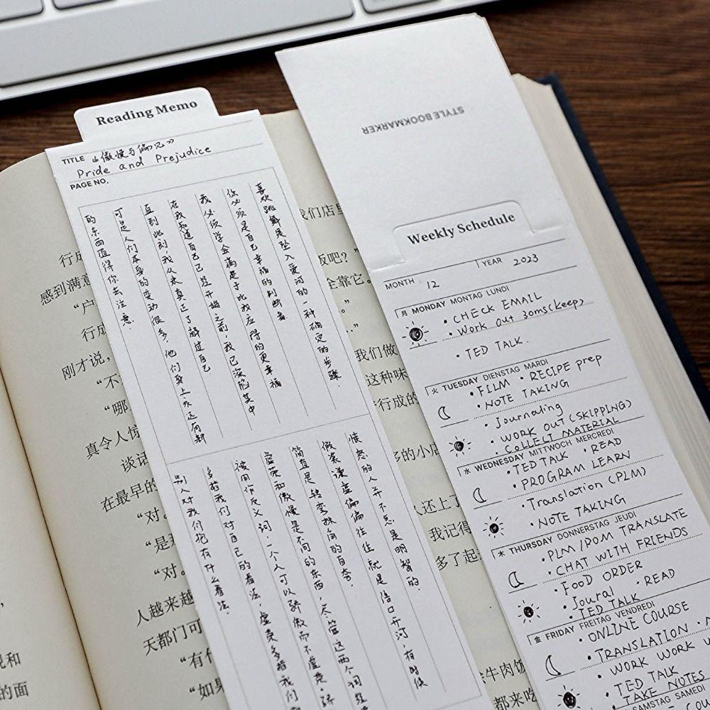 Daily Weekly Planner Note Paper Bookmark Type Note Pad New Memo Pads  Students