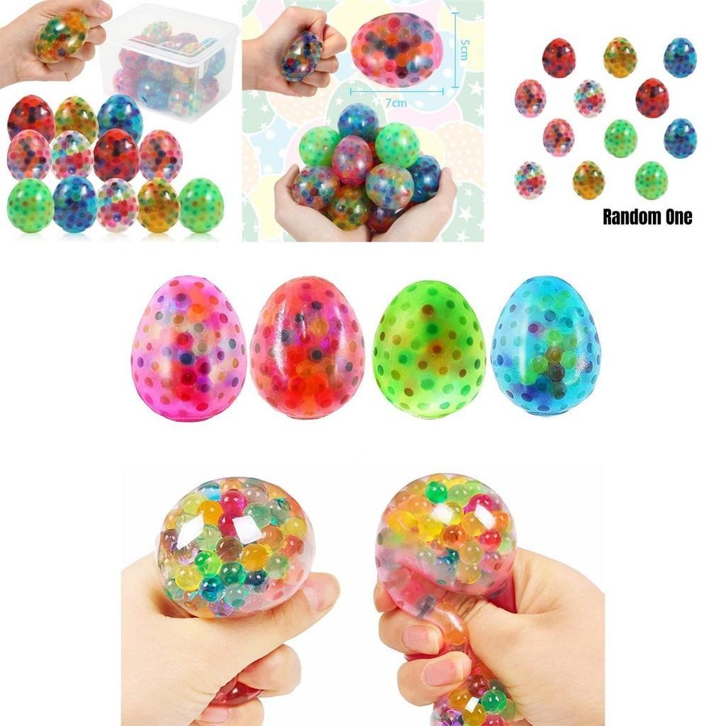Easter Egg Squishy Stress Ball Toy Realistic Egg Design Wholesale