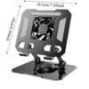 Foldable Cooling Fan Tablet Bracket 360 ° Rotatable Tablet Radiator Bracket  Live Stream