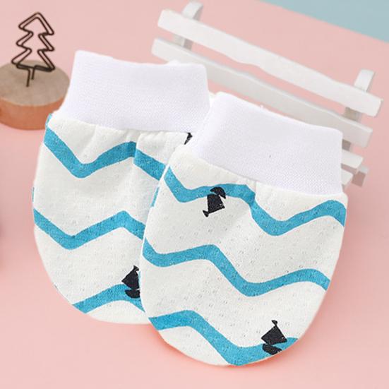 Șosete de protecție anti-zgârieturi Bumbac pentru nou-născut Mănuși pentru bebeluși