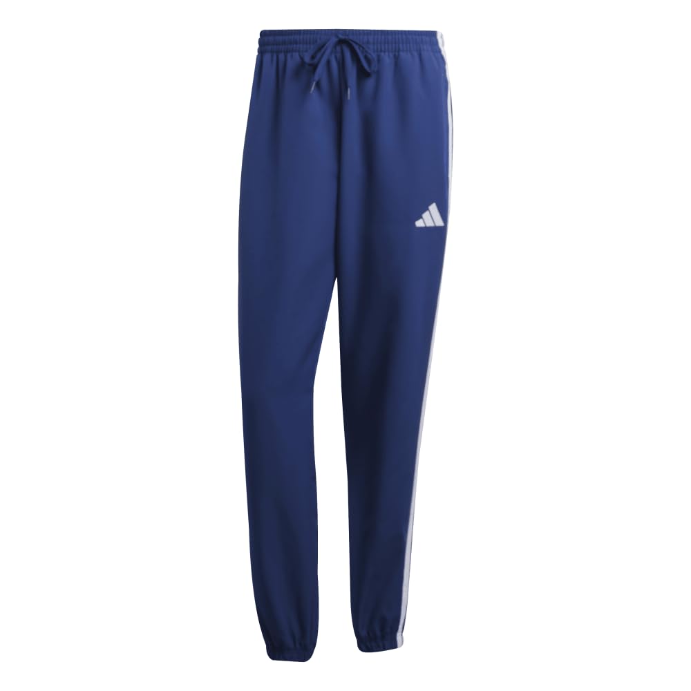 Adidas Woven Dark Blue Size Small Men's 3-Stripes Tracksuit, (JC5391),