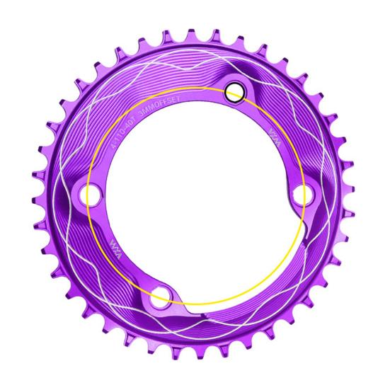 Motor Sprocket Heavy Duty Aluminum Alloy Chainring 40T To 58T Waterproof Rustproof Tooth Disc Replacement for Road Bike