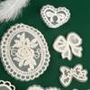 Cartoon Lace Bow Lace Embroidery Sticker Diy Hand Account Accessories Accessories Brooch Hairpin Hair Accessories Accessories Cloth Sticker