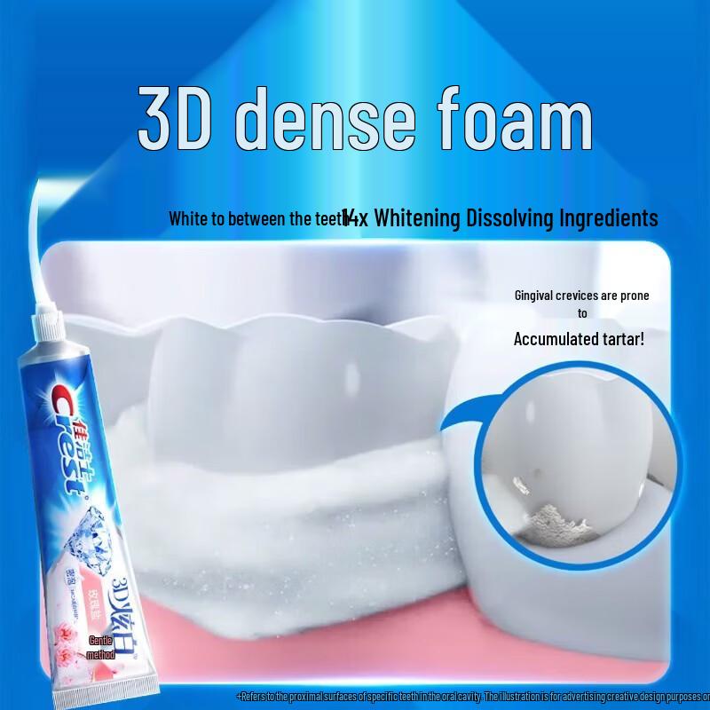 Crest 3D White Micro-Charcoal Toothpaste 3-Pack