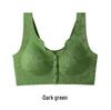Chinese Embossed Front-Opening Wire-Free Push-Up Shaping Bra for Middle-Aged & Elderly Women