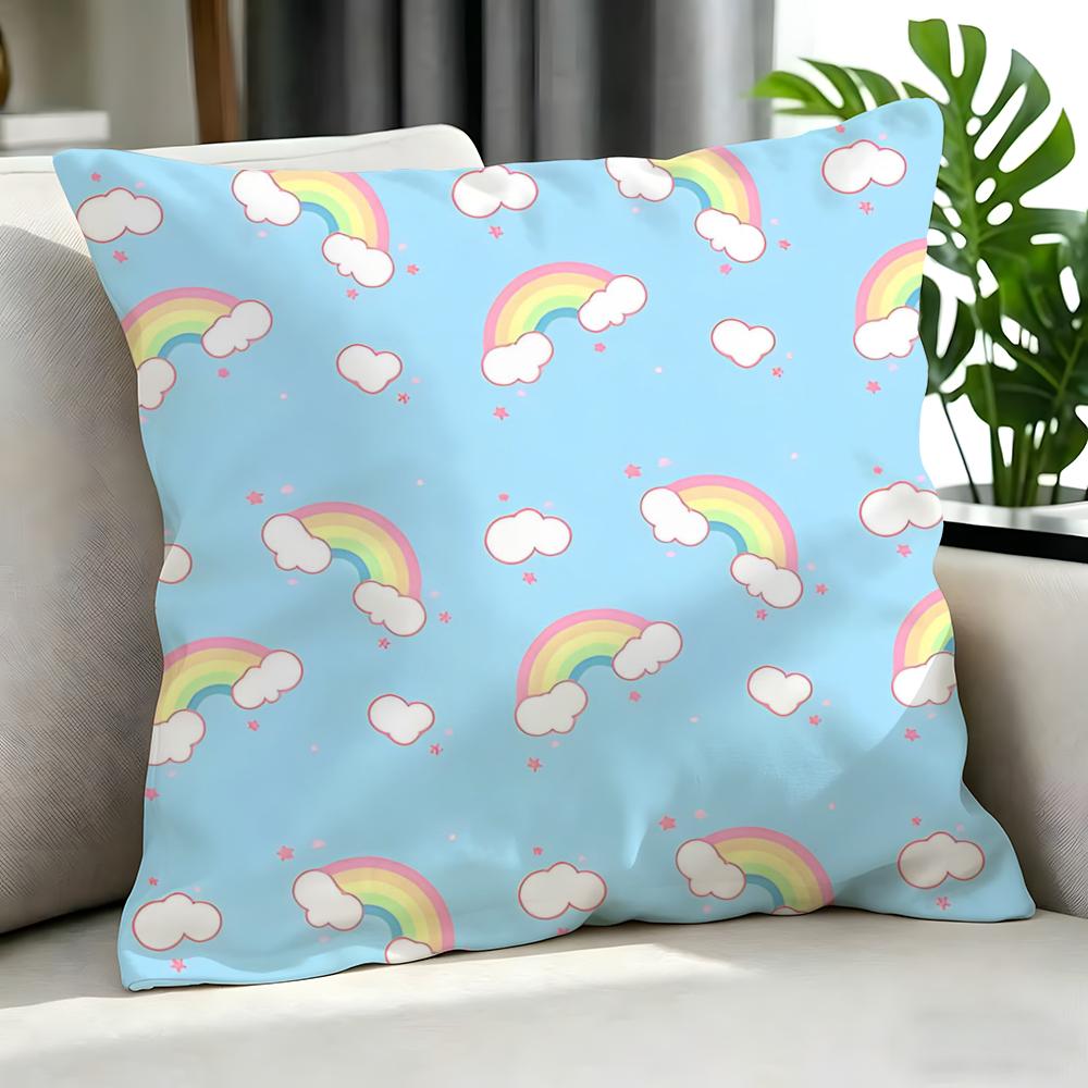 Art Rrainbow Cushion Cover Cushion Cover Set Pcs X X X Pillowcase Decorative Sofa Home Decor