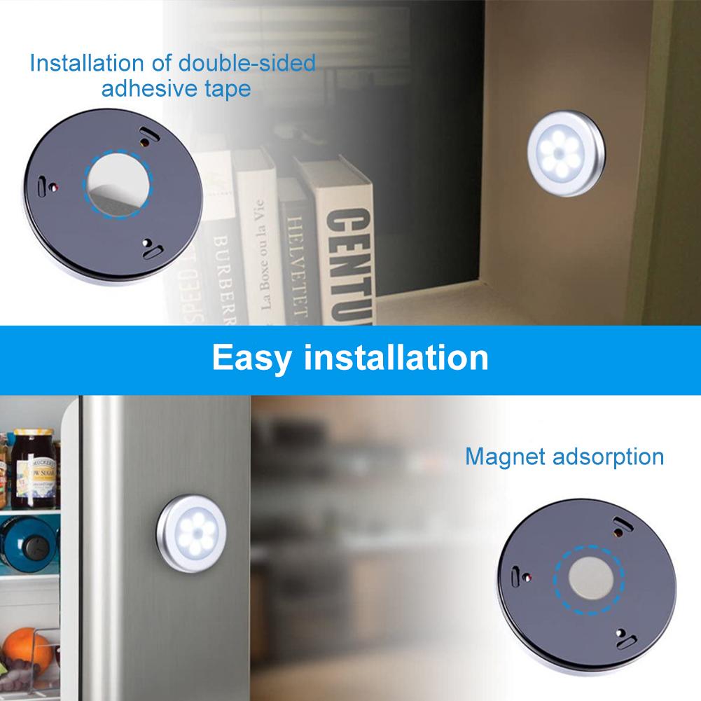 Night Light Intelligent Human Body Induction Bedside Small Night Lamp Emergency Automatic Cabinet Home LED Wardrobe Light