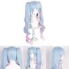 Lange Snow Miku Cosplay-Perücke aus hitzebeständiger Kunstfaser für Damen, perfekt für jeden Hautton