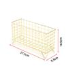 Metal Coffee Capsule Holder for K Cup,Square Wire Espresso Pod Organizer,Desktop Storage Basket for Kitchen,Pantry,Cafe,Bathroom