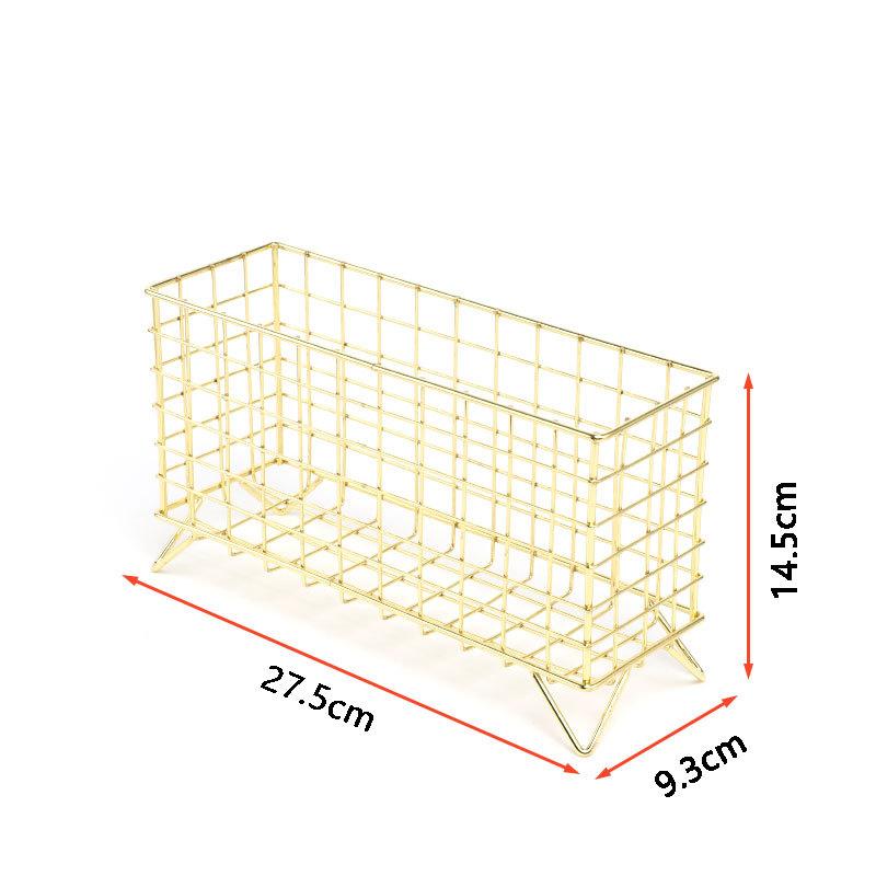 Metal Coffee Capsule Holder for K Cup,Square Wire Espresso Pod Organizer,Desktop Storage Basket for Kitchen,Pantry,Cafe,Bathroom