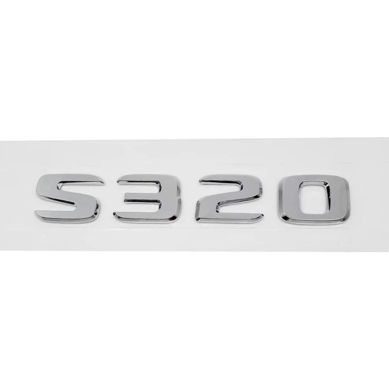 CXAFM1 ABS S300L S320 S320L S350 Trunk Rear Logo Badge Emblem Sticker For Mercedes Benz S Class W126 W140 W220 W221 W222