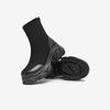 TATA Women's Stylish Thick-Soled Elastic Ankle Boots