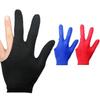 Leopard Fitness Gloves Snooker Billiard Gloves Letter Three Finger Billiard Gloves Left Hand Gloves