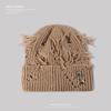 Autumn and Winter Warm Hats for Women Versatile Star Hole Knitted Hats  Warm Ear Protection Woolen Hats for Men