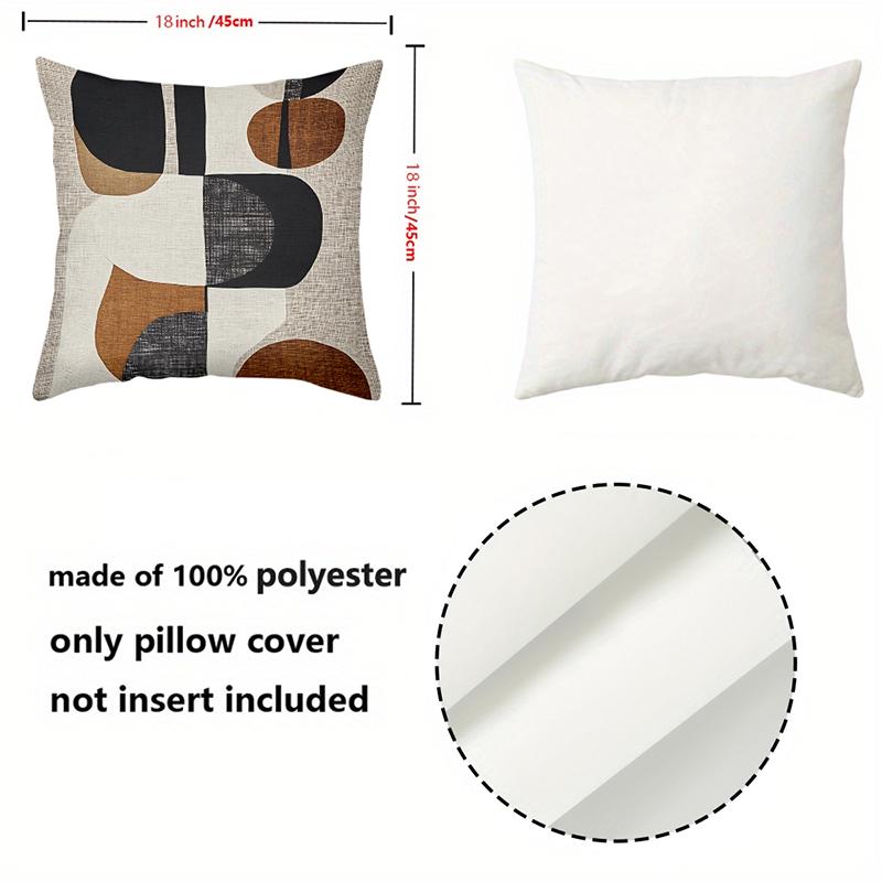 Modern Geometric Patterned Decorative Pillow Covers Polyester pillowcase, sofa decorative cushion cov Headboard Pillow