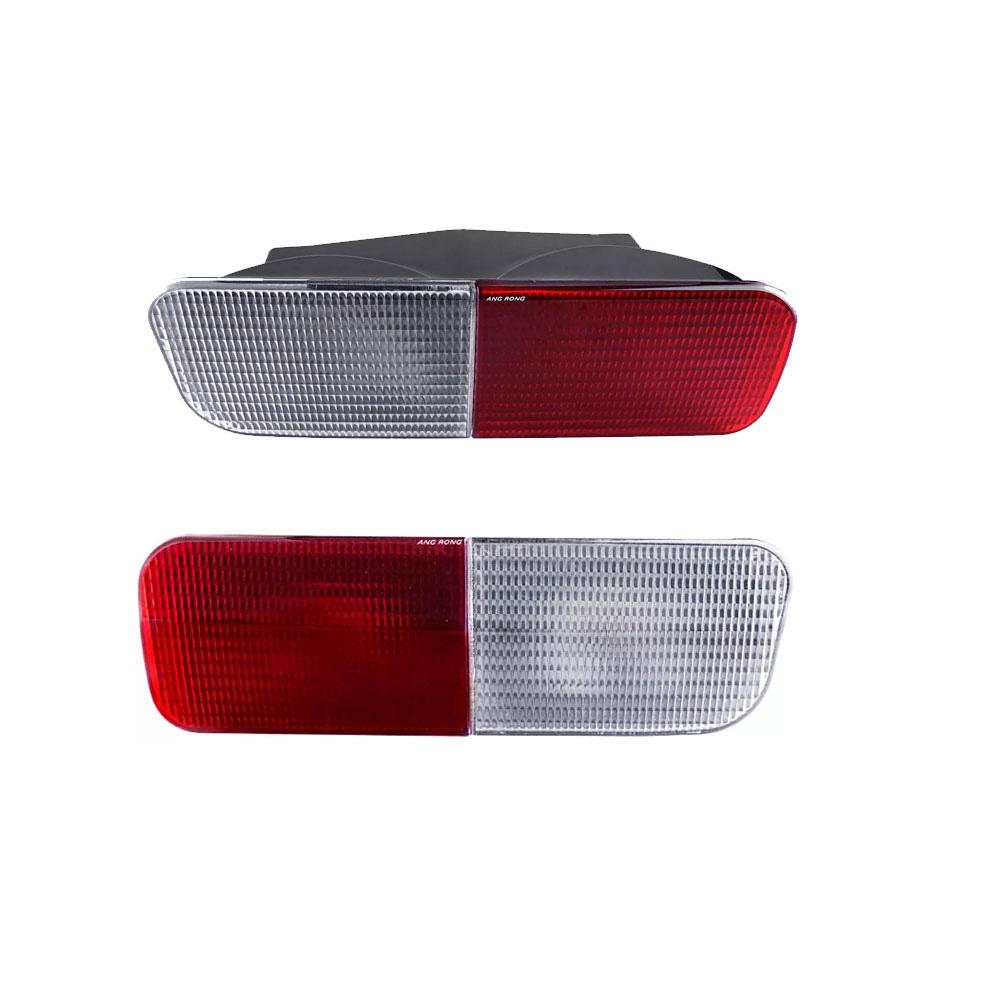 Kolip 1 Pair Tail Light Fog Lights Assembly, Rear Bumper Tail Light, Compatible For 2002-2004 Discovery 2 L318 красный/белый