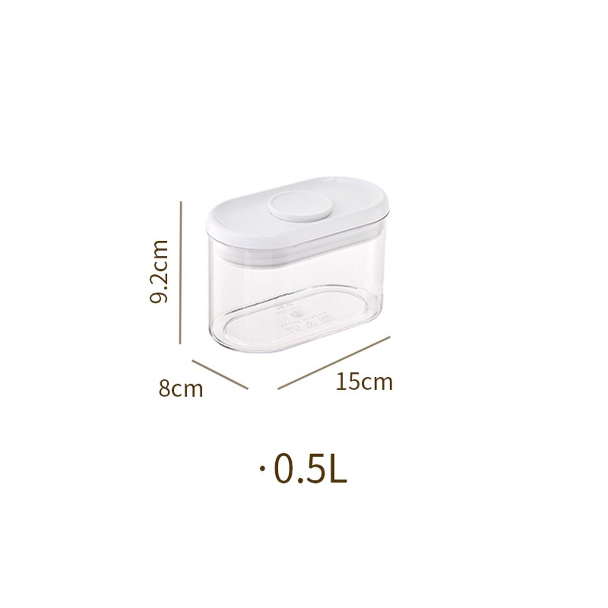 

Food Storage Jars, Cereal Containers Storage, Multi-Functional Storage Jar with Airtight Lids, for Kitchen Organiser