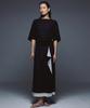 UMARMUNG Fine Cotton Half Sleeve Pullover_Black