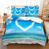 Ropa De Cama River Water Love Clouds Duvet Cover Set 100% High Quality Super Soft Comfortable Bed Linens Set 2/3pcs Dropship
