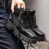 Herrenstiefel Retro Arbeitsschuhe Bequeme Outdoorstiefel Herren Lässige Trekkingschuhe Freizeit Berg Winterschuh