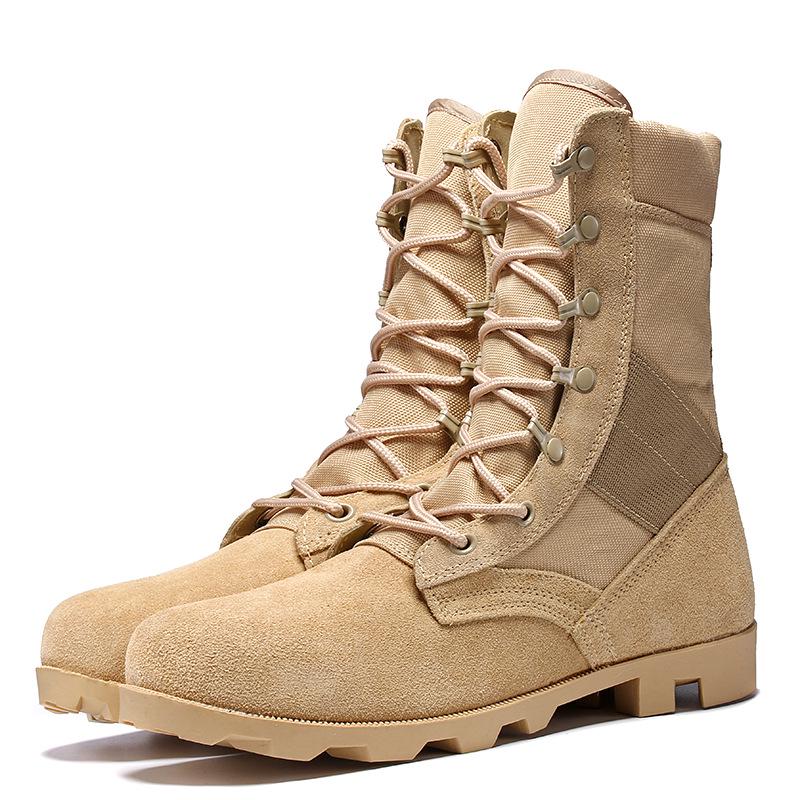 

Men s High-Top Camouflage Combat & Hiking Boots - Large Size, Lace-Up, for Outdoor and Mountaineering 41