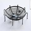 4Pcs Halloween Spiderweb Basket Candy Bowls Hand Grabbing Candy Holder Party Dining Table Candy Stand Fruit Plate