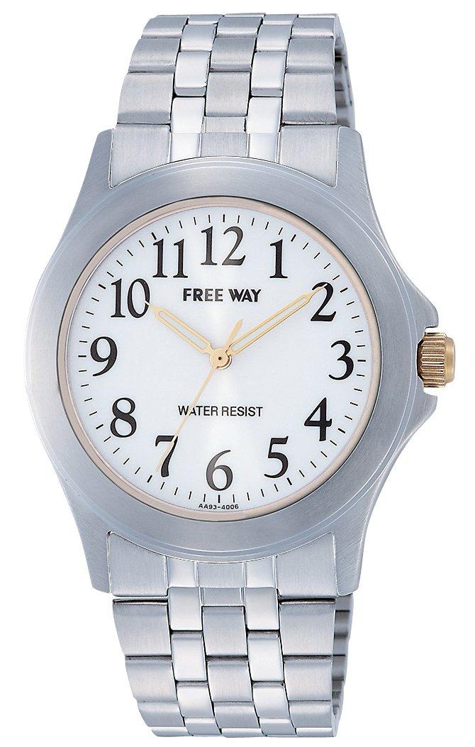

Cue Cue FREE WAY Silver Watch & AA93-4006 Men s