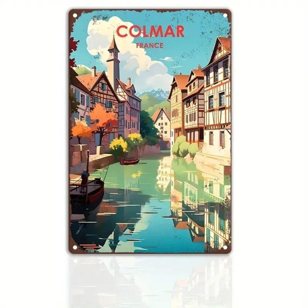 Ho Chi Minh City Vietnam Travel Metal Tin Sign, 20x30 cm Wall Decor for Room
