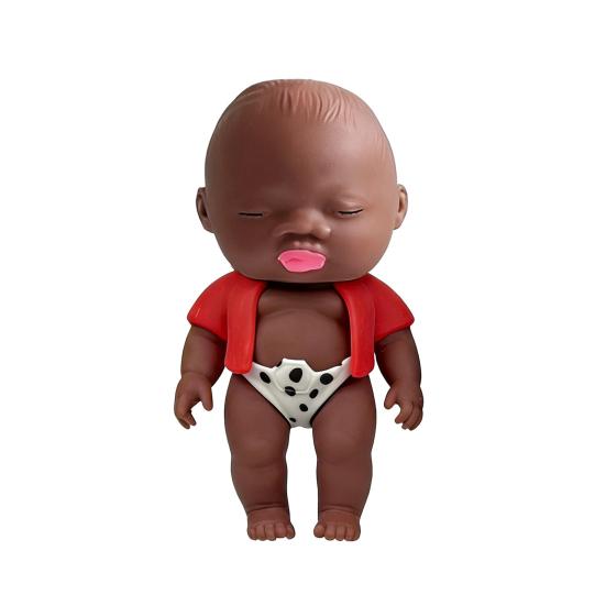 Black Babies Stress Relief Toy Slow Rising Anxiety Relieving Mini Baby Squeeze Toy