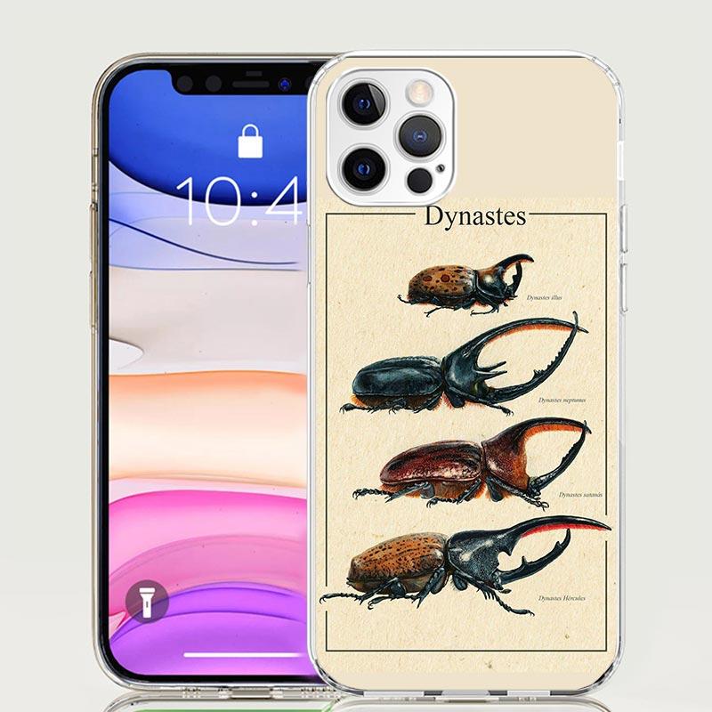Bugs Bees Scientific Decomposition Phone Case For iPhone 17 Air 16 15 Plus 11 14 Pro Max 13 Mini 12 7 8 + SE Pattern Art Customi