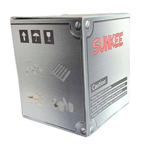 N48 Neodymium Square Magnets X 10mm X Set of Plate Neodymium Magnets Magnets, (100mm 5mm), 2,