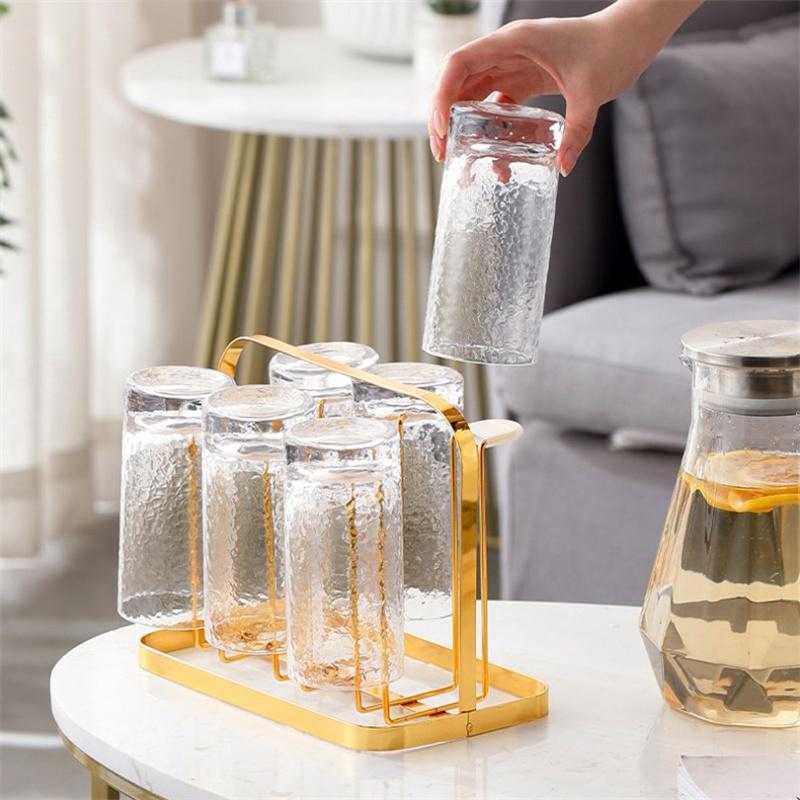 Mug Organizer Metal Cup Drying Rack For Countertop Drainer Stand Glass Bottle Holder Coffee Mug Holder For Office Coffee Mugs