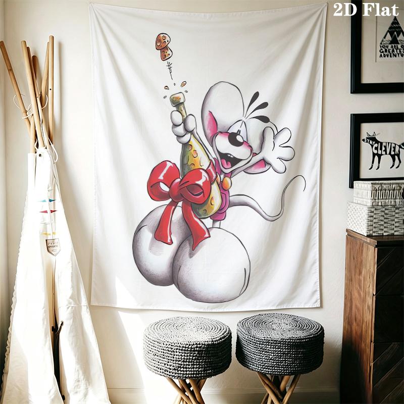 diddl Wall Tapestry Aesthetic Wall Hanging Printed Fabric Blanket Decorative Tapestries for Bedroom Living Room Home Decor