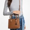 New MICHAEL KORS Mercer Cow Leather Trunk Bag, Handbag, Shoulder Bag, Crossbody Bag Women's Warm Brown 35S1GM9M2L-230