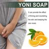 Natural Orange Scented Womens Bath Soap with Peach Extract, Rose Oil & Lauric Acid  Moisturizing, Gentle Deep Clean (Bar)